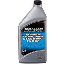 Гидравлическая жидкость Quicksilver Power Trim and Steering Fluid 0,946л (858075QB1)